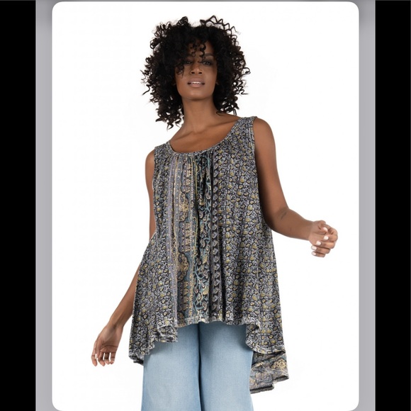 NWOT! Free People Mess Around Tunic blk - Picture 2 of 9